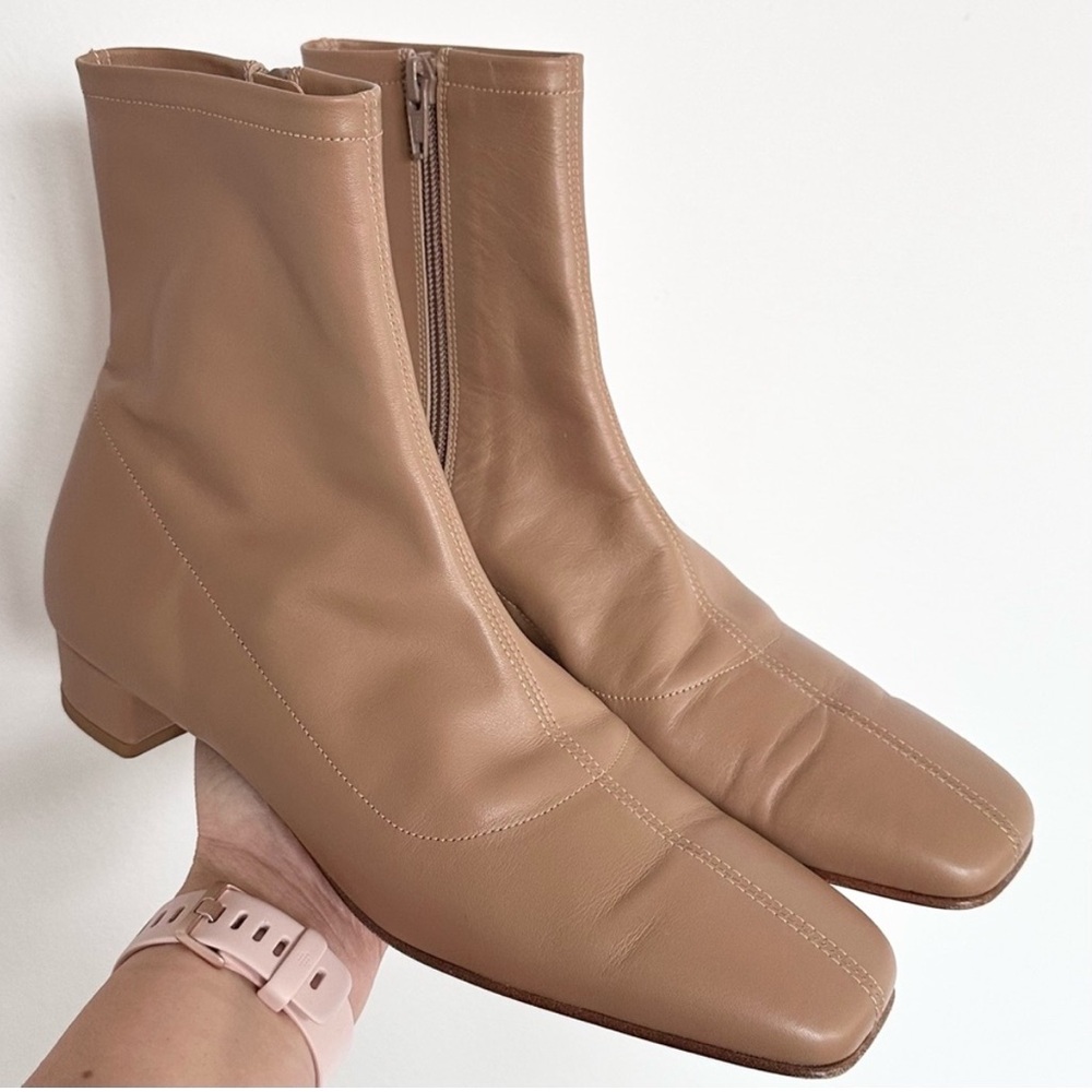 By Far Este Nude Leather boots size 39